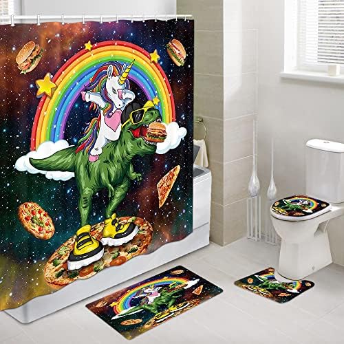 Memories of Funny Rainbow Shower Curtain