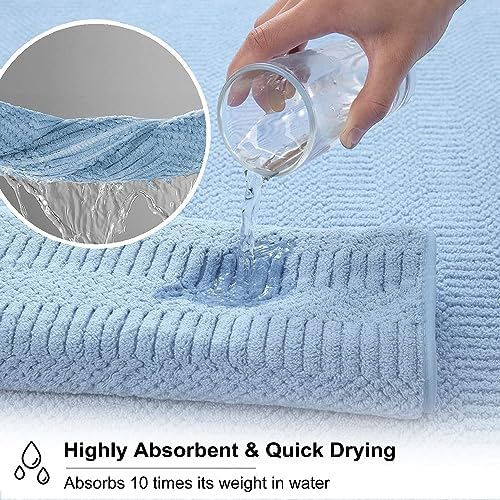8-Piece Geometric Oversized Bath Towels Set