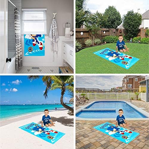 Sonic the Hedgehog Beach Towels for Kids