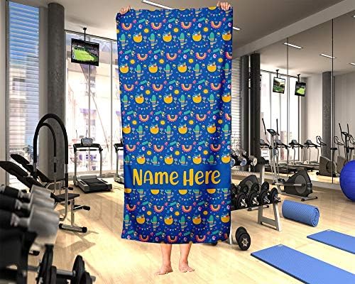 Personalized Oversized Llama Towel for Kids and Adults