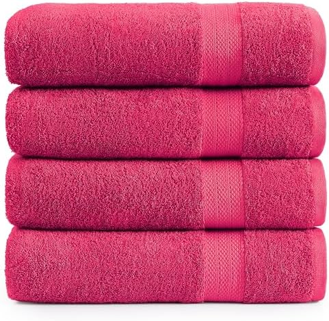Premium 100 Cotton Bath Towels Set for Girls