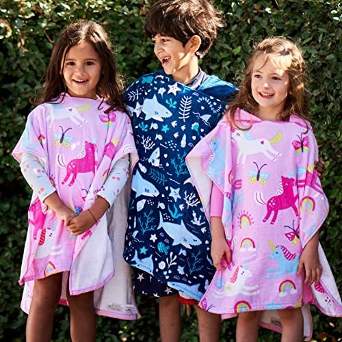 Cute Unicorn Hanging Hooded Towel for Kids