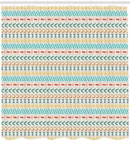 Stripped Boho Shower Curtain