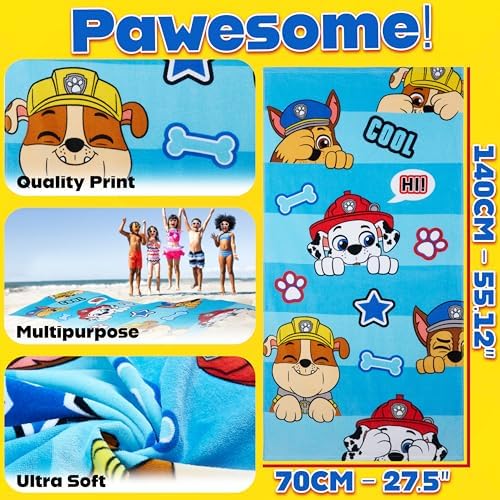 Paw Patrol Beach Towels for Kids